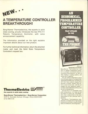 peltier cooling in 1980's