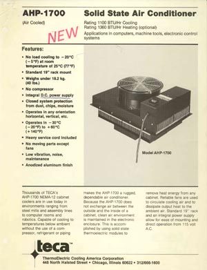 TECA thermoelectric catalog