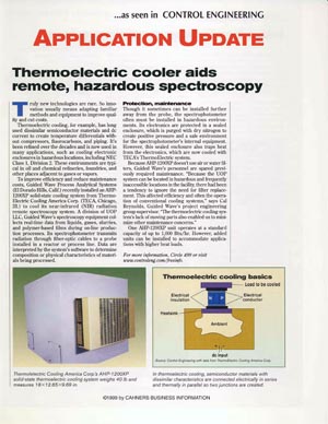 TECA thermoelectric cooling