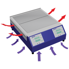 AHP-1200DCP Air flow pattern