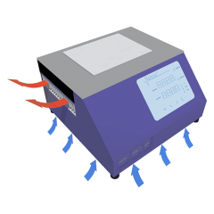 AHP-301CPV Cold plate air flow pattern