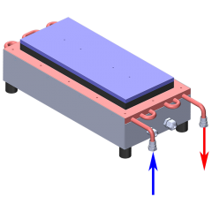 LHP-1200CP cold palte coolant flow