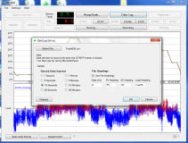 tecaLOG data logger window